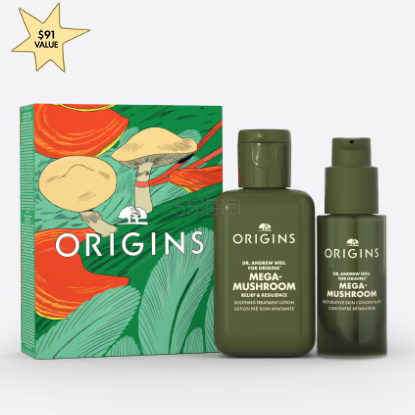 Origins 悦木之源 舒缓必备礼盒套装（价值$91）