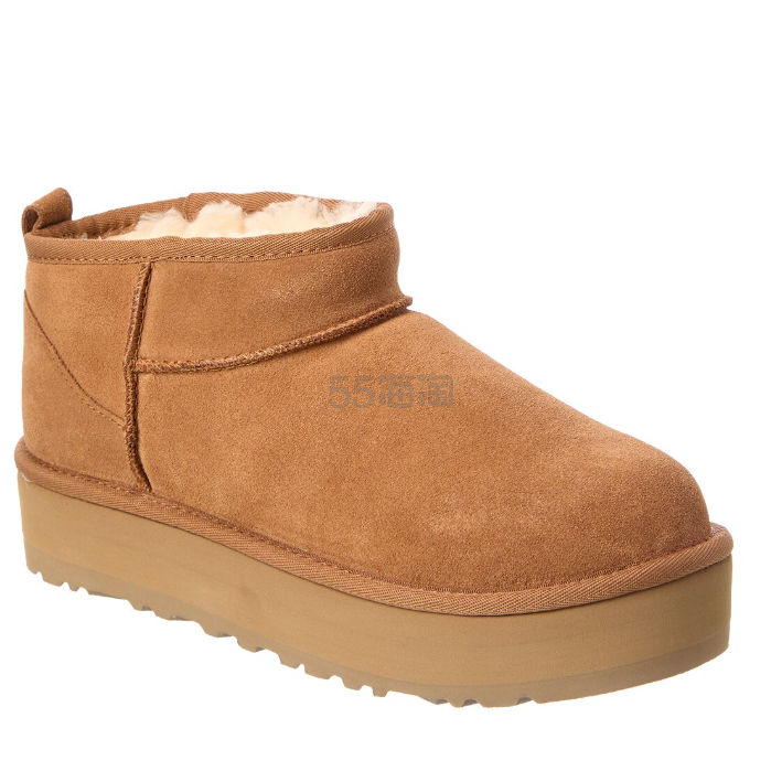 UGG Mini 增高麂皮靴
