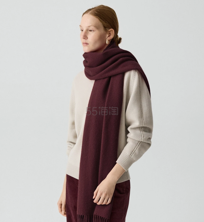 Theory 经典羊绒围巾