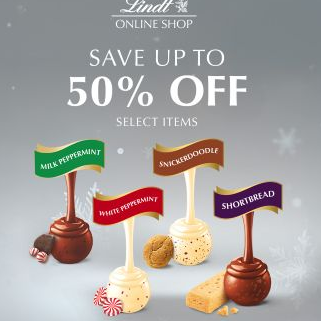 Lindt Chocolate：网络周大促延长 巧克力低至5折