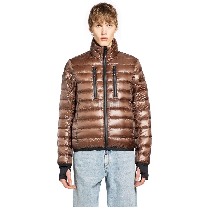 MONCLER GRENOBLE Hers Packable 棕色羽绒服