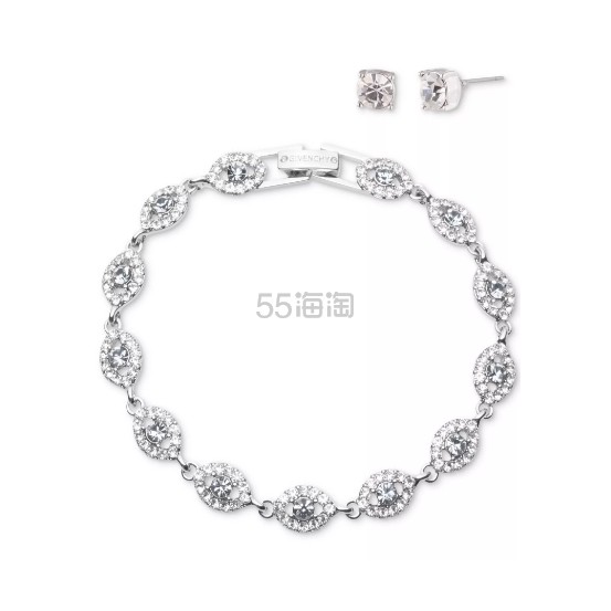 Givenchy 纪梵希 水晶手链+耳钉套装