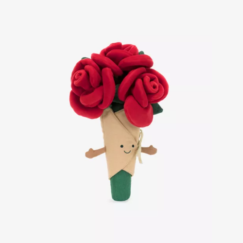 补货！Jellycat 玫瑰花束