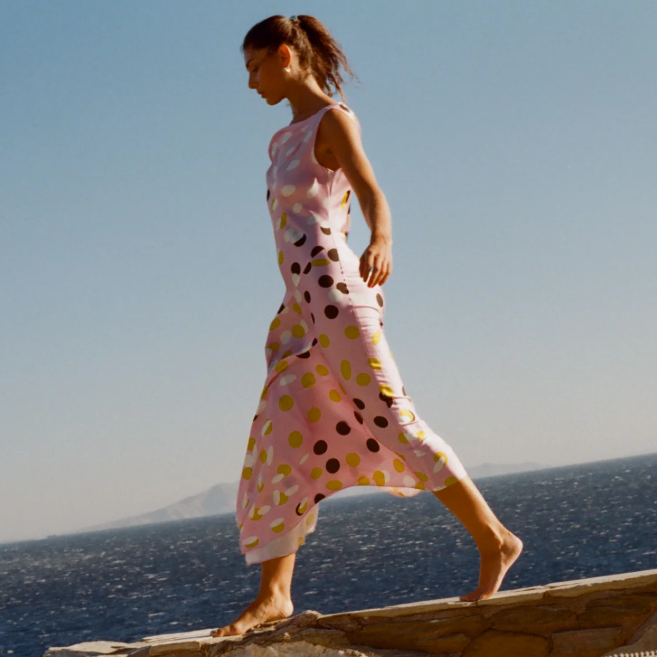 DVF US：网站上新热卖！波点美裙 版型极好