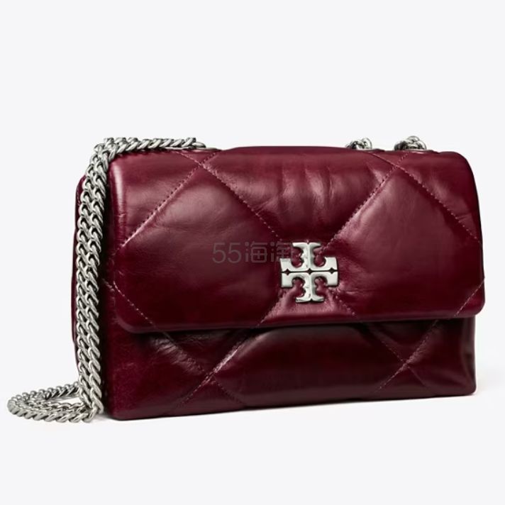 Tory Burch 汤丽柏琦 Kira 小号云朵包 酒红色