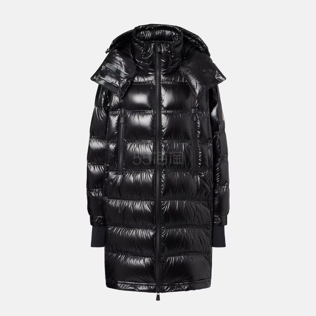 MONCLER GRENOBLE Rochelairs 黑色长款羽绒服