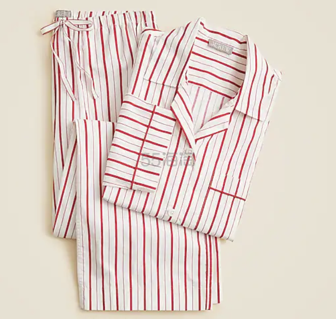 J.CREW 条纹睡衣套装