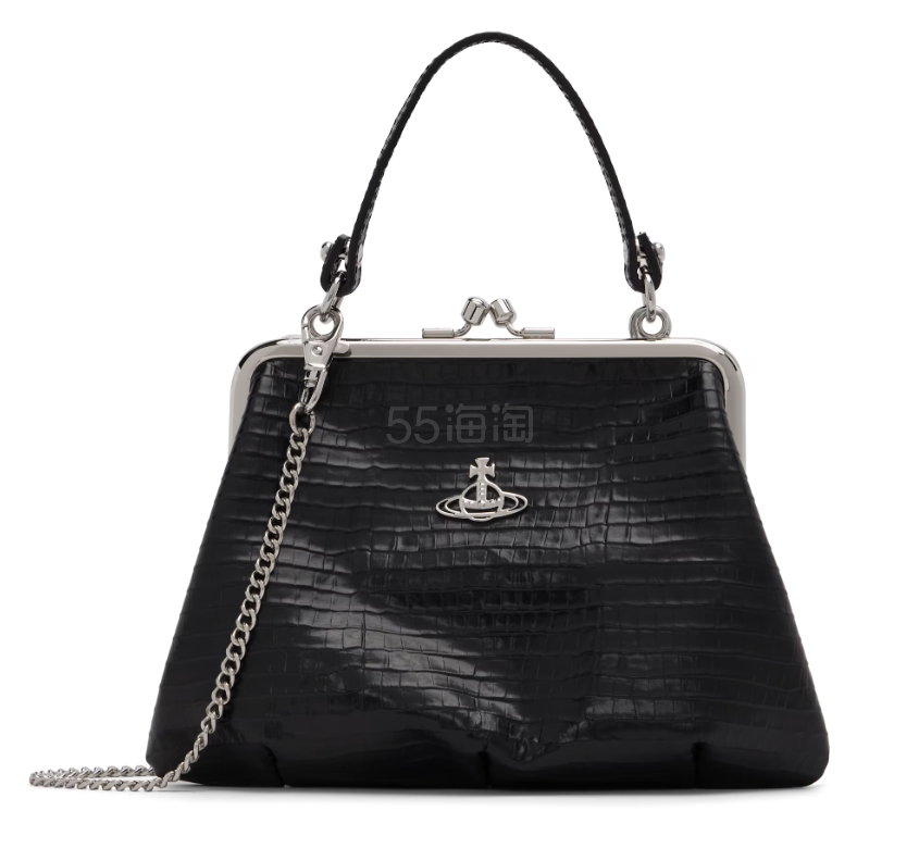 Vivienne Westwood 黑色 Granny Frame 手提包