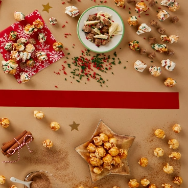 The Popcorn Factory：精选节日礼物促销！节日爆米花桶$26