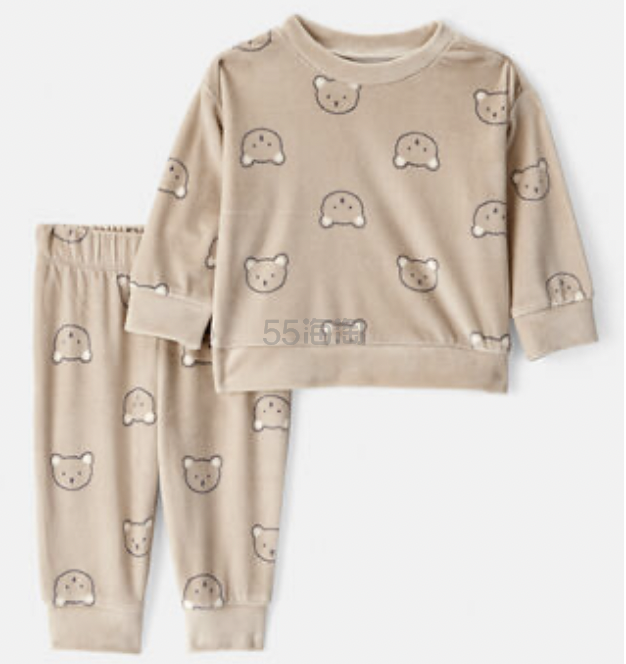 Carter's 小熊印花套装