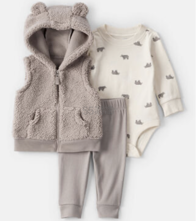 Carter's 小熊三件套