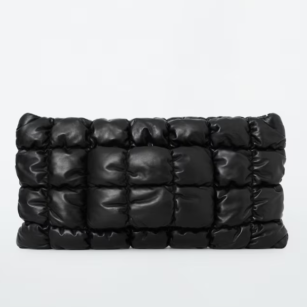 史低！COS 皮革款云朵手拿包