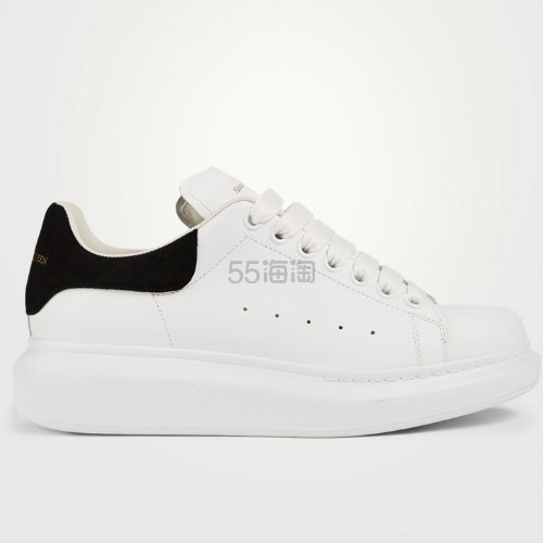 McQueen 麦昆 黑尾小白鞋