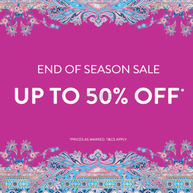 Camilla US：季末促销！入手重工美裙 出片不撞款