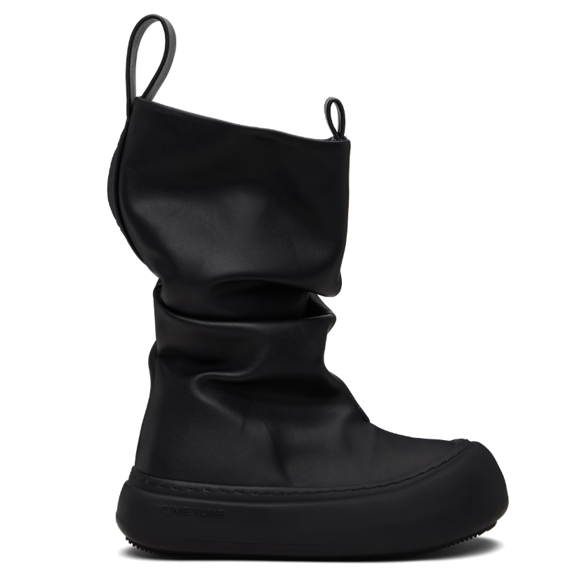 YUME YUME 黑色 Fisherman Low 中筒靴