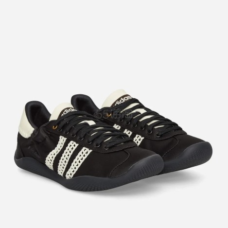 ADIDAS 阿迪达斯 x Wales Bonner Karintha Lo Satin 黑色运动鞋