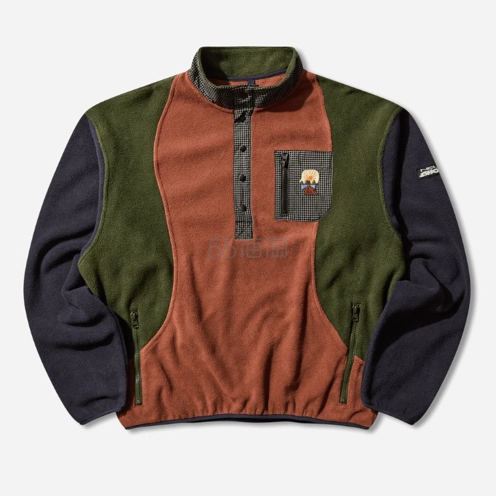 BRAIN DEAD 抓绒套头衫