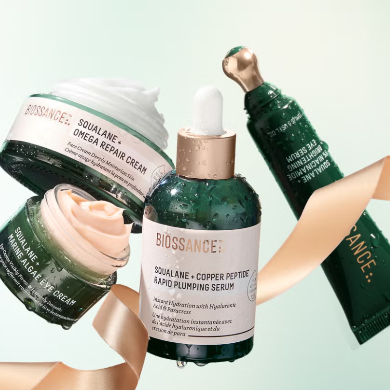 Biossance：全场护肤热卖 入角鲨烷精华油、修复面霜等