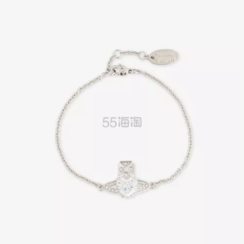 库存紧！Vivienne Westwood 西太后 爱心钻石土星手链