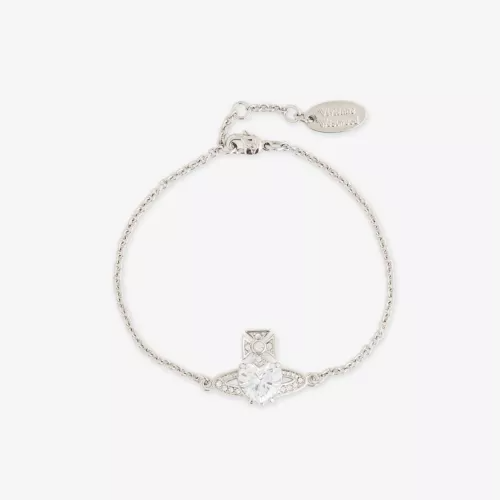 库存紧！Vivienne Westwood 西太后 爱心钻石土星手链