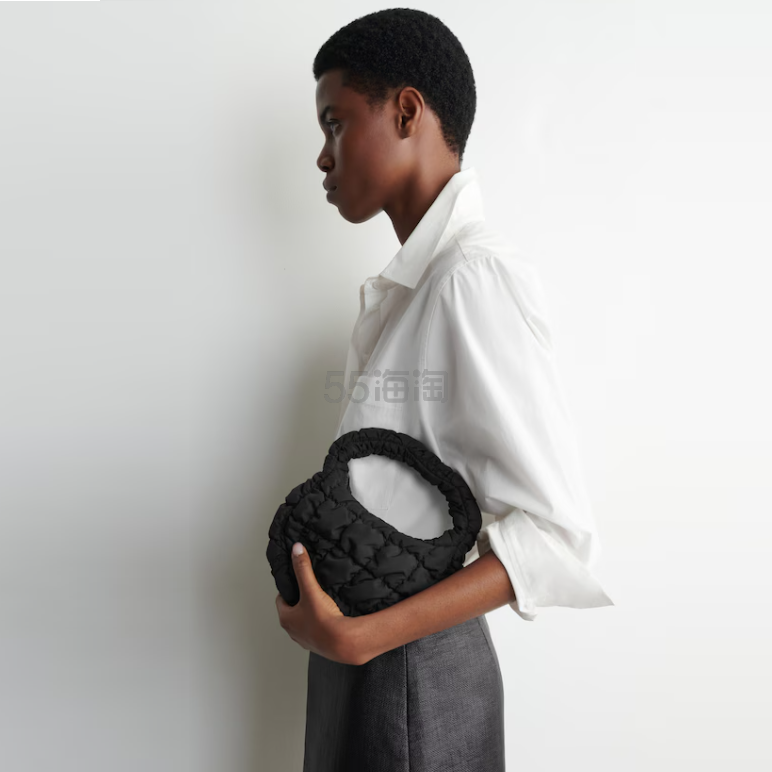 COS 超小号黑色云朵包