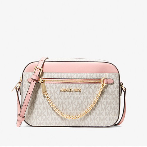 Michael Kors Jet Set 老花链条斜挎包