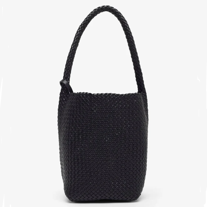 The Row 黑色麂皮托特包