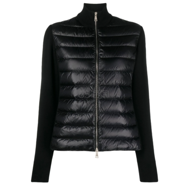 Moncler 针织衣袖蓬松夹克