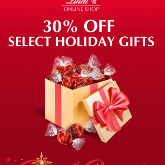 Lindt Chocolate：精选瑞士莲巧克力礼品特卖 冬季村庄礼盒$32