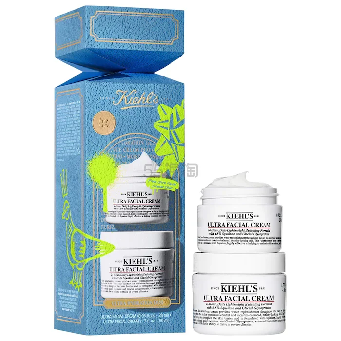 Kiehl 科颜氏高保湿面霜套装 价值$65