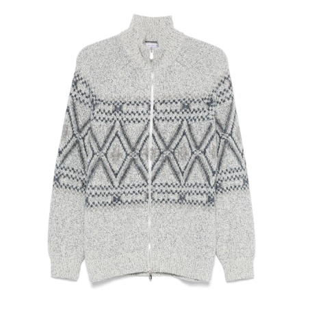 Brunello Cucinelli 拉链毛衣外套