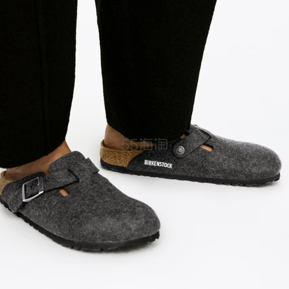Birkenstock Boston 羊毛拖鞋