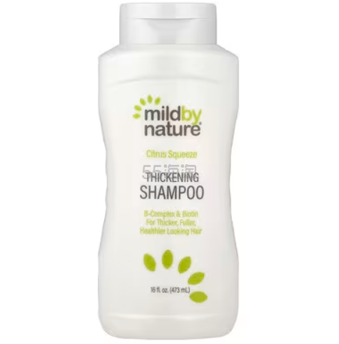 Mild By Nature 洗发水 含 B 复合物 + 生物维生素 柑橘汁 473ml