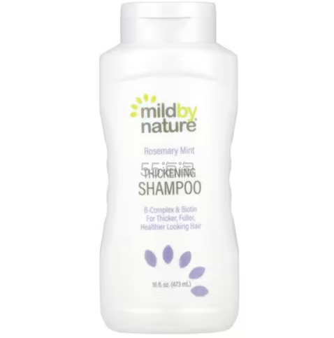 Mild By Nature Thickening 洗发水 含 B 族复合物 生物维生素 473ml