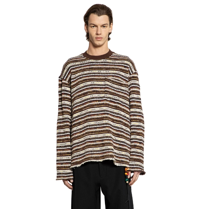 梓渝、张真源同款 SONG FOR THE MUTE 条纹针织衫