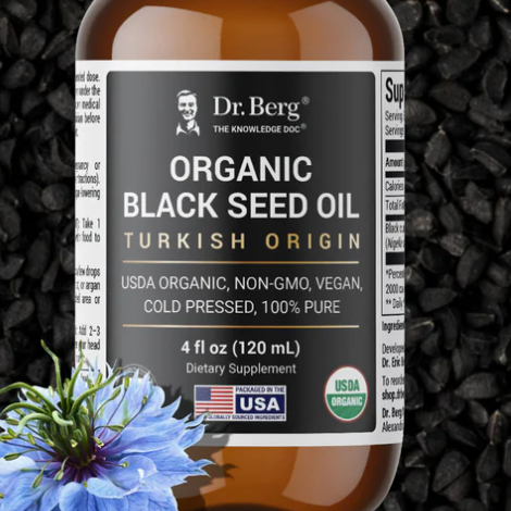 新品！Dr Berg 有机黑籽油 120ml