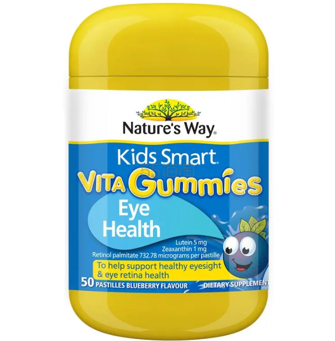 Nature's Way Kids Smart 儿童护眼软糖（蓝光防护型）50粒