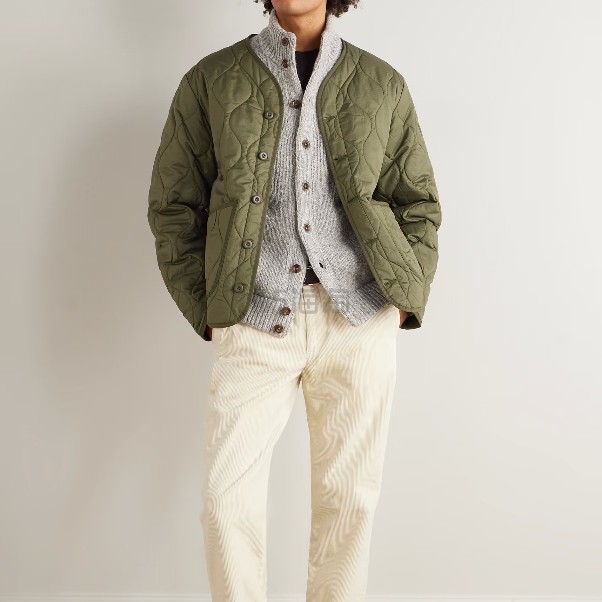 POLO RALPH LAUREN 拉夫劳伦 Ghent 绿色绗缝夹克外套