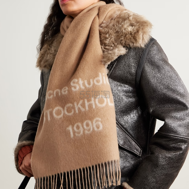 ACNE STUDIOS 1996 徽标围巾