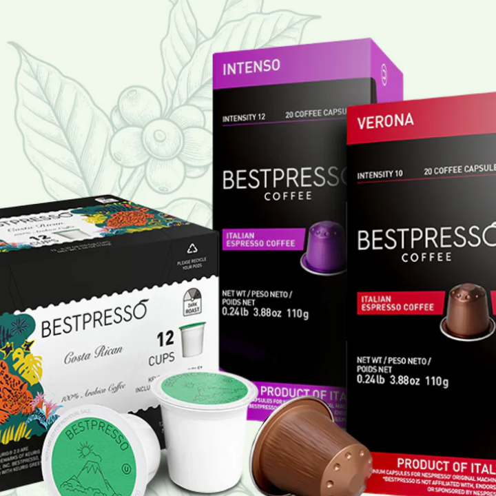 Bestpresso：全场胶囊咖啡热卖
