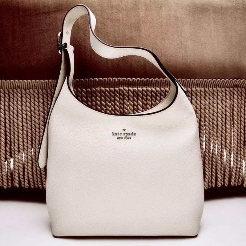 Kate Spade Outlet：包袋配饰上新热卖 454 绒面流苏单肩包$129