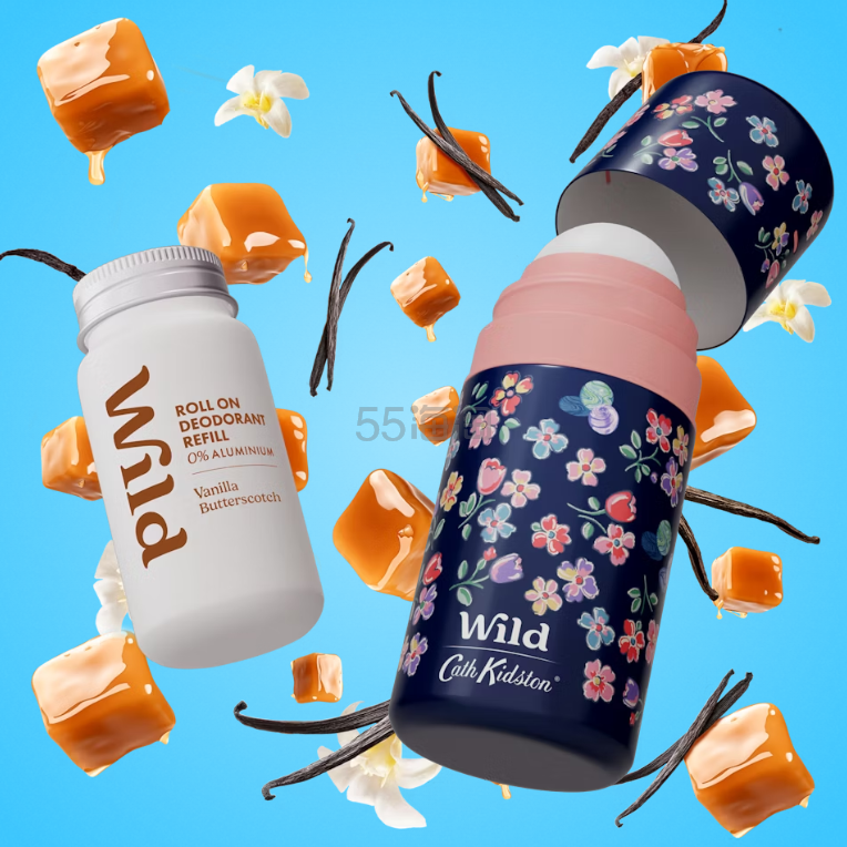 Wild 走珠式止汗露 Marble Ditsy+Vanilla Butterscotch
