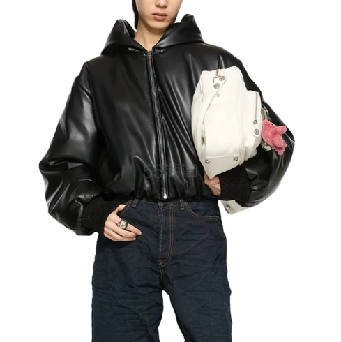 Acne Studios 连帽皮衣