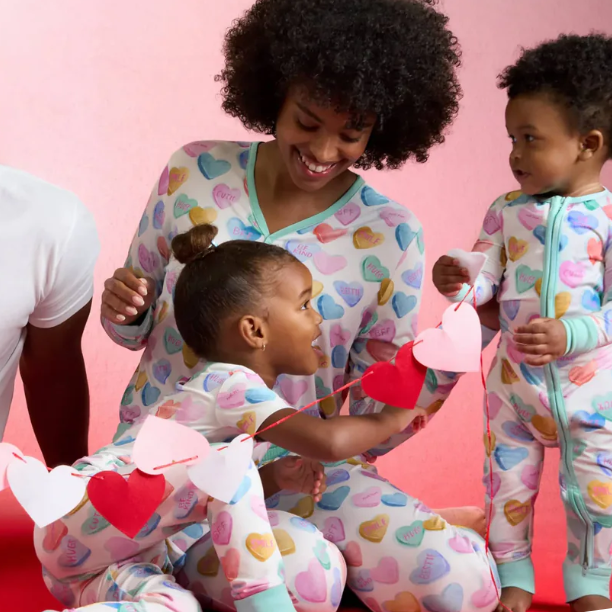 Little Sleepies：情人节系列甜美上新 纸杯蛋糕女童睡衣2件套$38