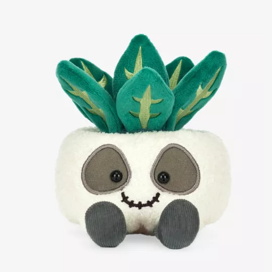 Jellycat 万圣节 Amuseables 骷髅花盆 陪伴安抚 玩偶 14cm