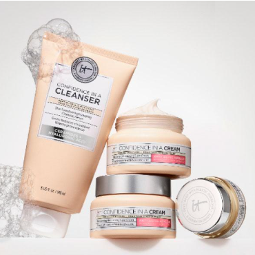 IT Cosmetics：护肤大促！洁面、保湿面霜买1送1