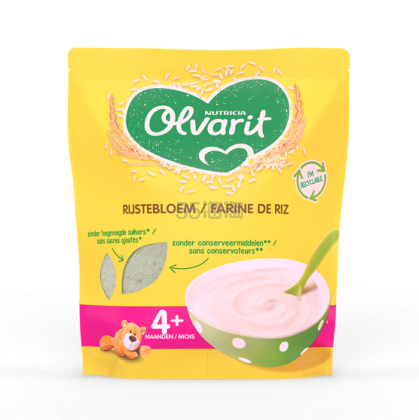 牛栏 Olvarit 婴儿米糊辅食 原味大米米糊200g 4个月+