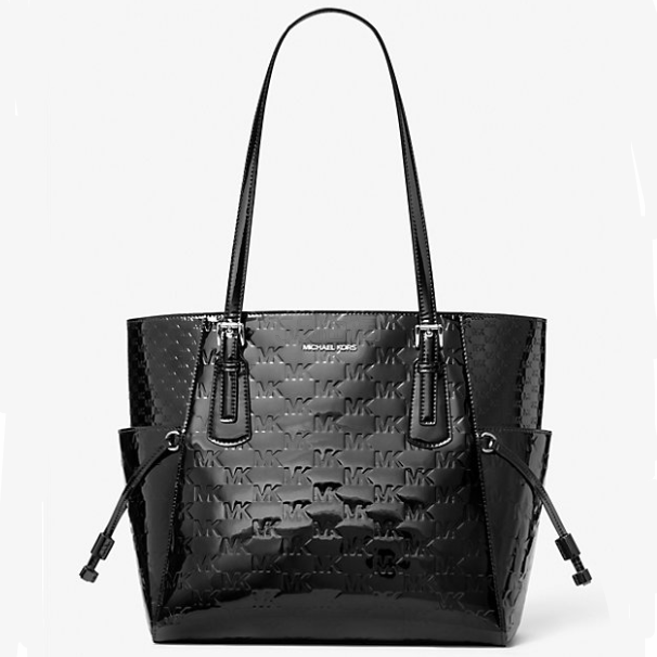 Michael Kors Voyager 大号漆皮压花托特包