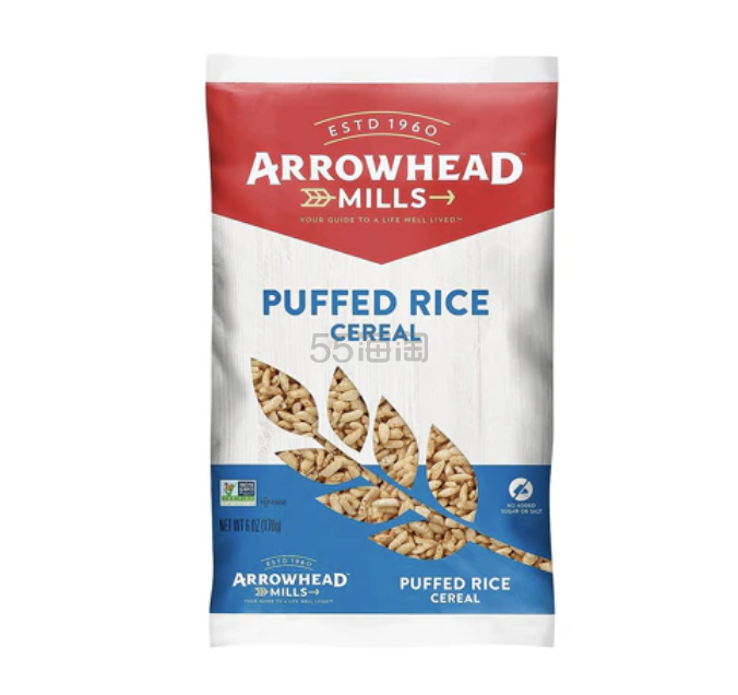 Arrowhead Mills 天然膨化大米谷物