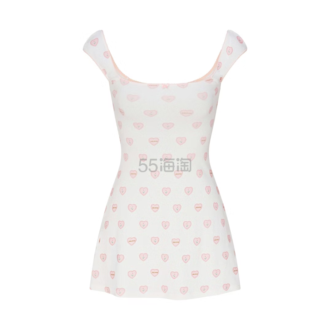 SKIMS 爱心徽标迷你连衣裙